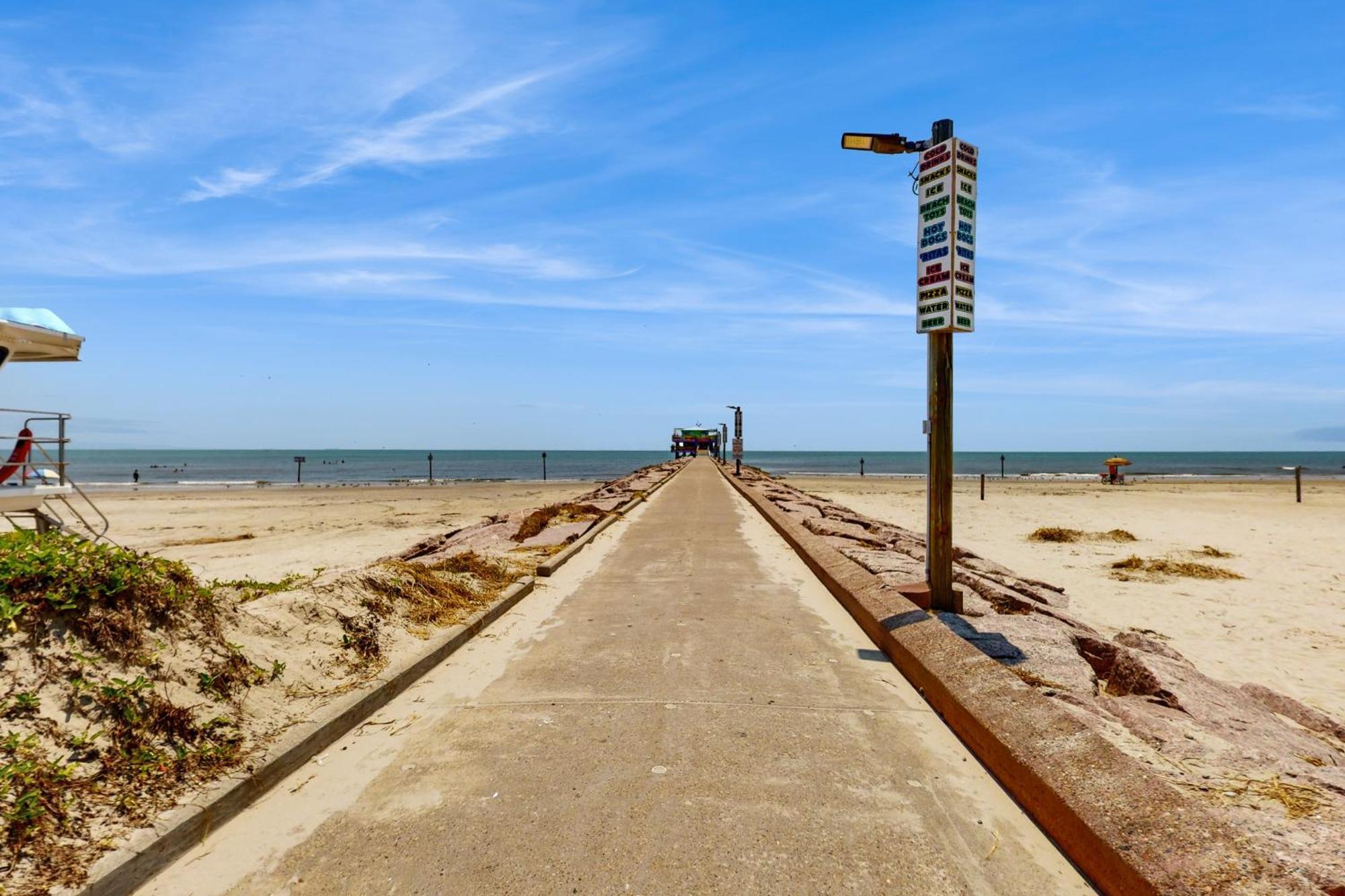 Walk To The Beach Lejlighed Galveston Eksteriør billede